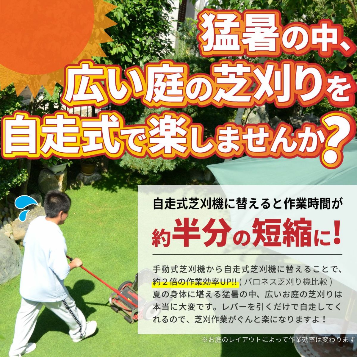 バロネス コードレス自走式芝刈り機 LMB12 低刈り用Ｗオプション装着品 刈り高変更オプションキット＋溝付きローラー サッカースタジアム、ゴルフ場トップシェア リール式 