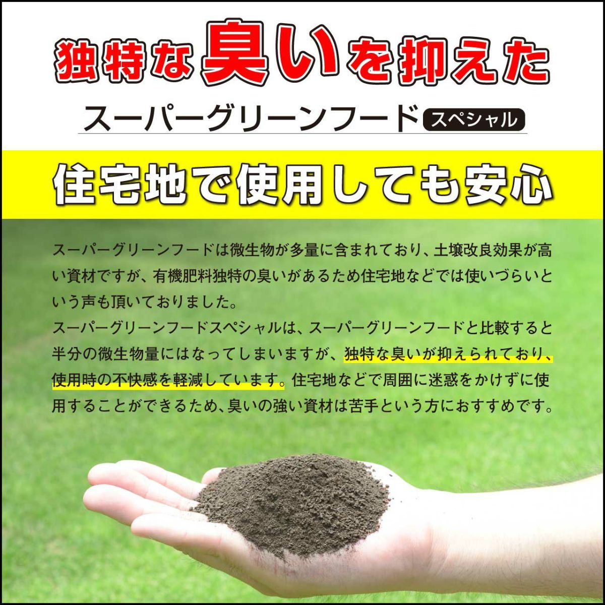 芝生用土壌改良微生物資材 スーパーグリーンフードスペシャル