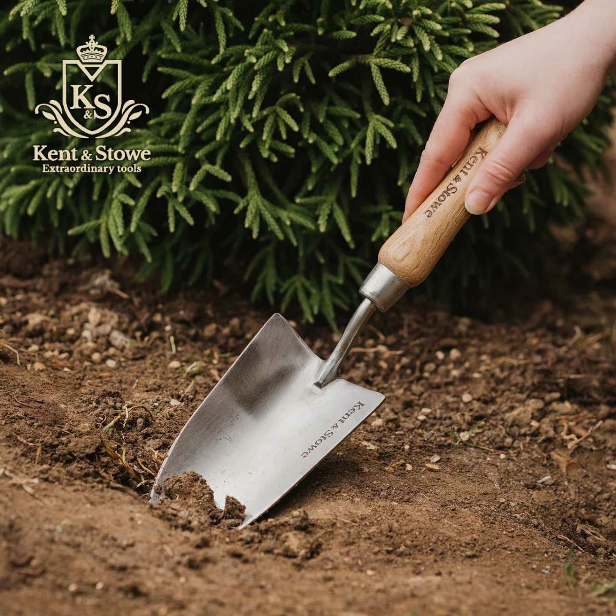 英国 Kent&Stowe ケント＆ストウ ステンレスハンドスコップ