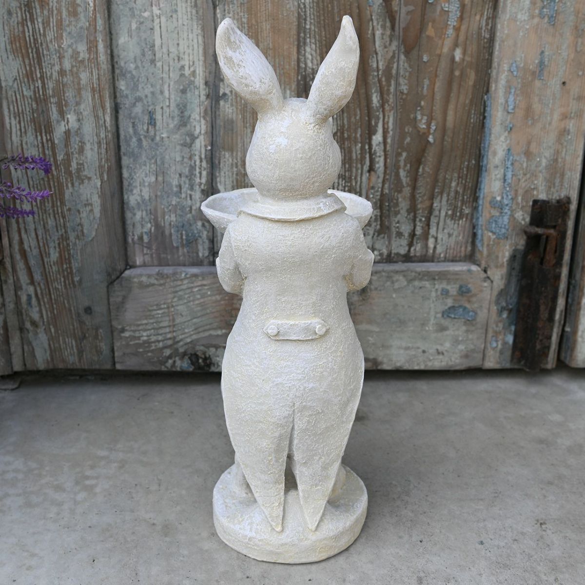 オーナメント スタンディングバニー オフホワイト うさぎ