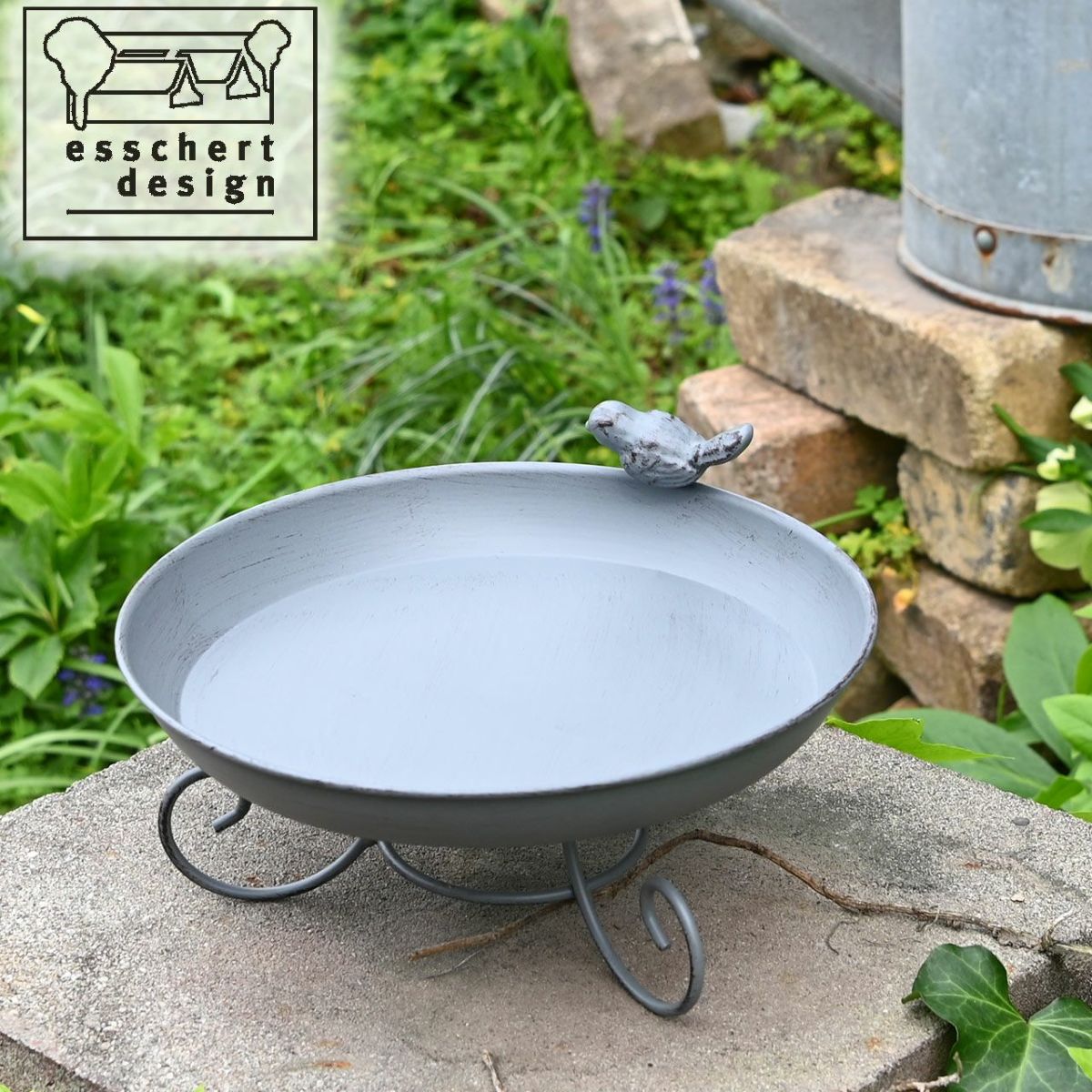 バードバス 金属製