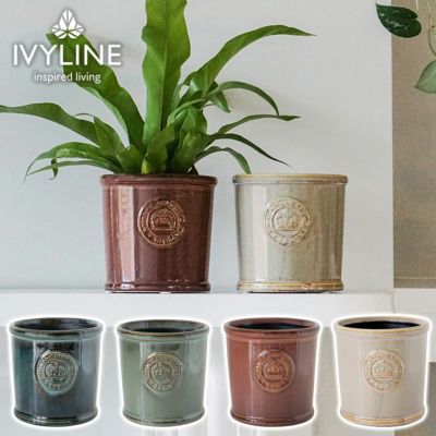 鉢カバー ホルスト シリンダー 8号鉢用 オリーブ ウッドポットスタンド