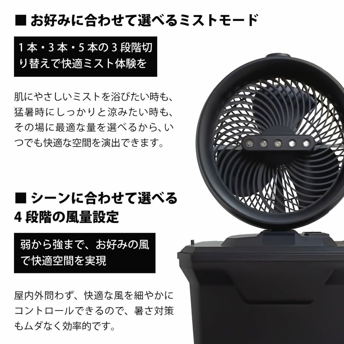 ＫＭネクスト エアーレボリューションミストファン