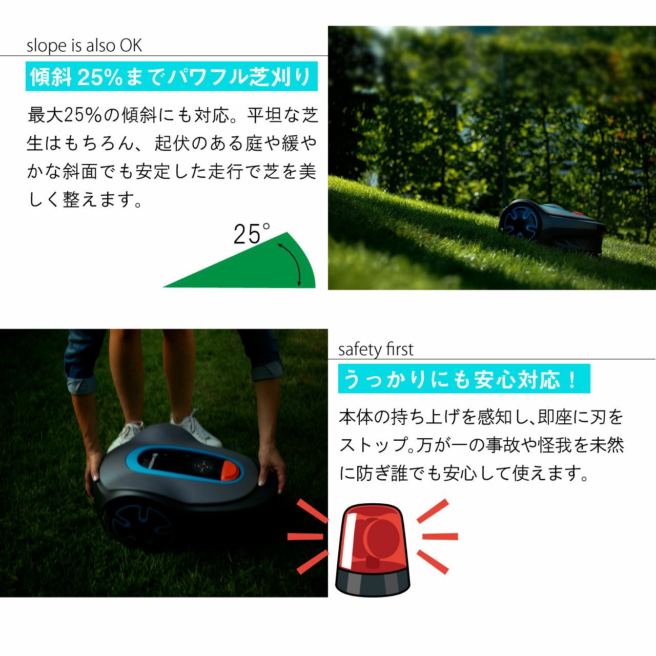 ARDENA ガルデナロボット芝刈り機 SILENO minimo