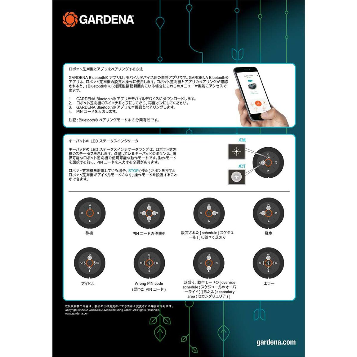 ARDENA ガルデナロボット芝刈り機 SILENO minimo